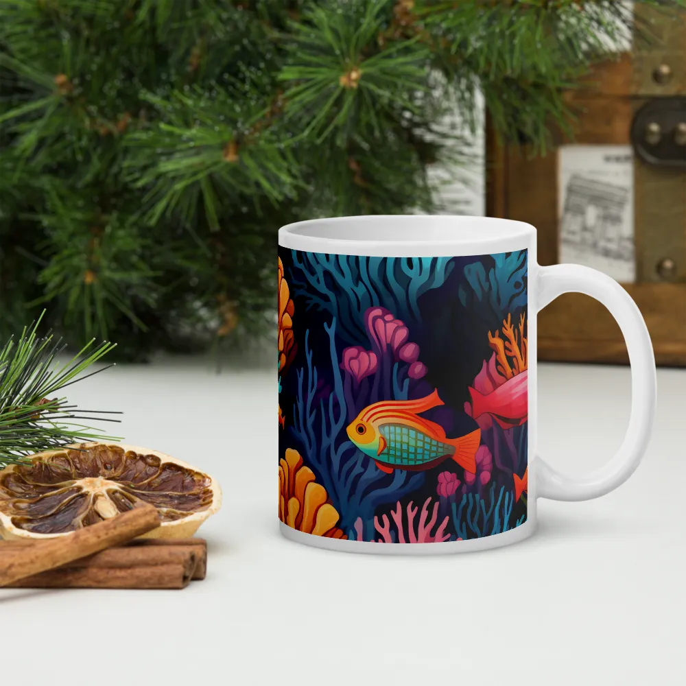 Underwater Harmony: A Coral Reef Wonderland | Mugs | Multiple Sizes & Colors