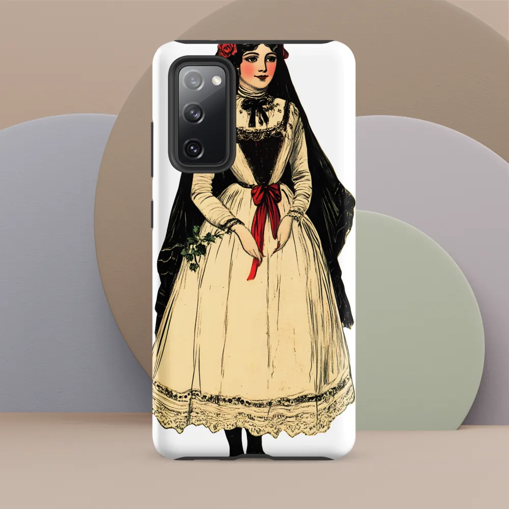 Elegance in Tradition: A Folk Portrait