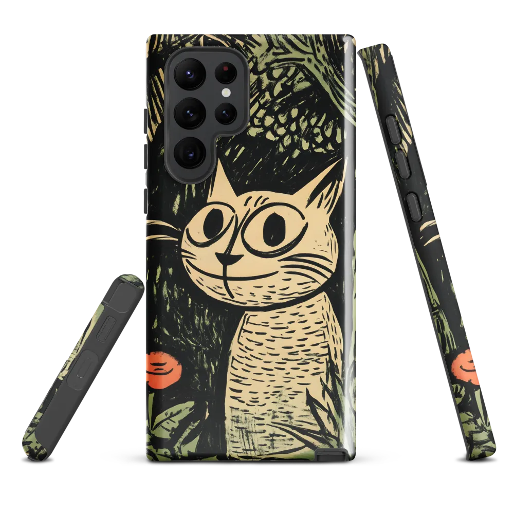 Whimsical Cat in the Forest