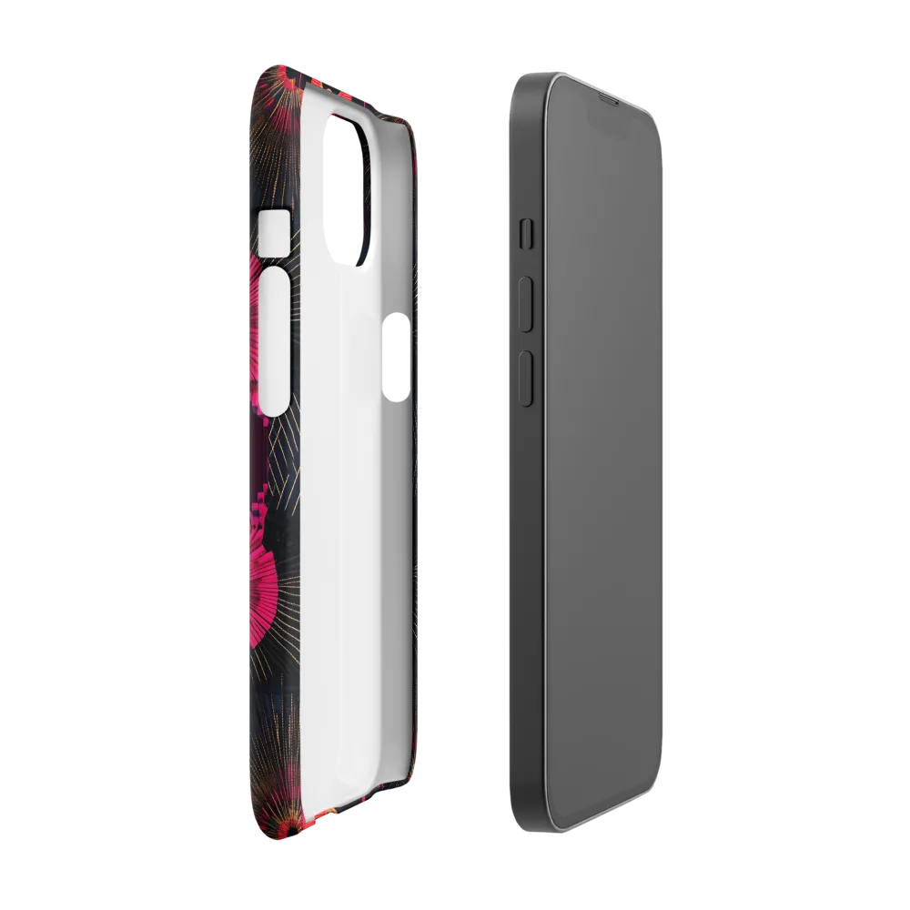 Dynamic Geometric Symphony | Phone Case |  13 | Snap Case | Glossy