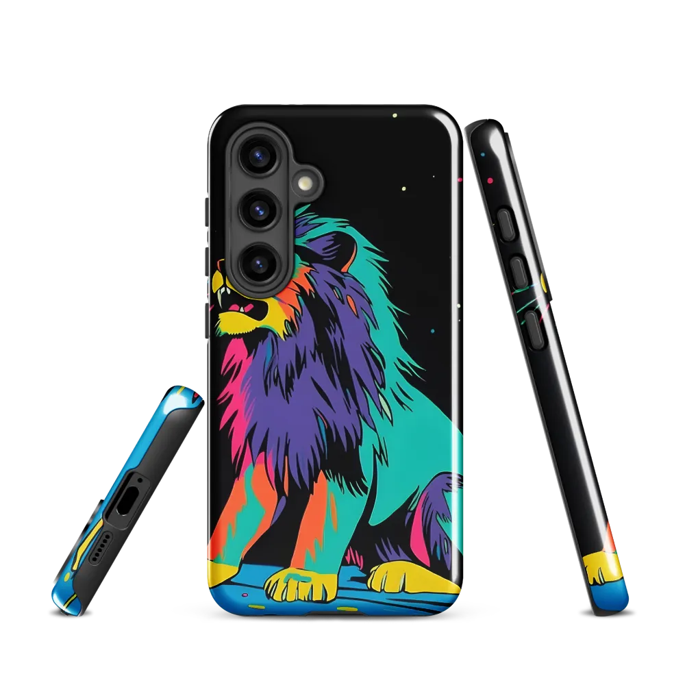 Roaring Colors: The Neon Lion