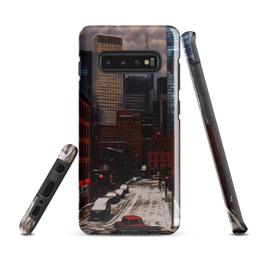 Winter's Urban Embrace | Phone Case |  S10 Plus | Tough Case | Glossy