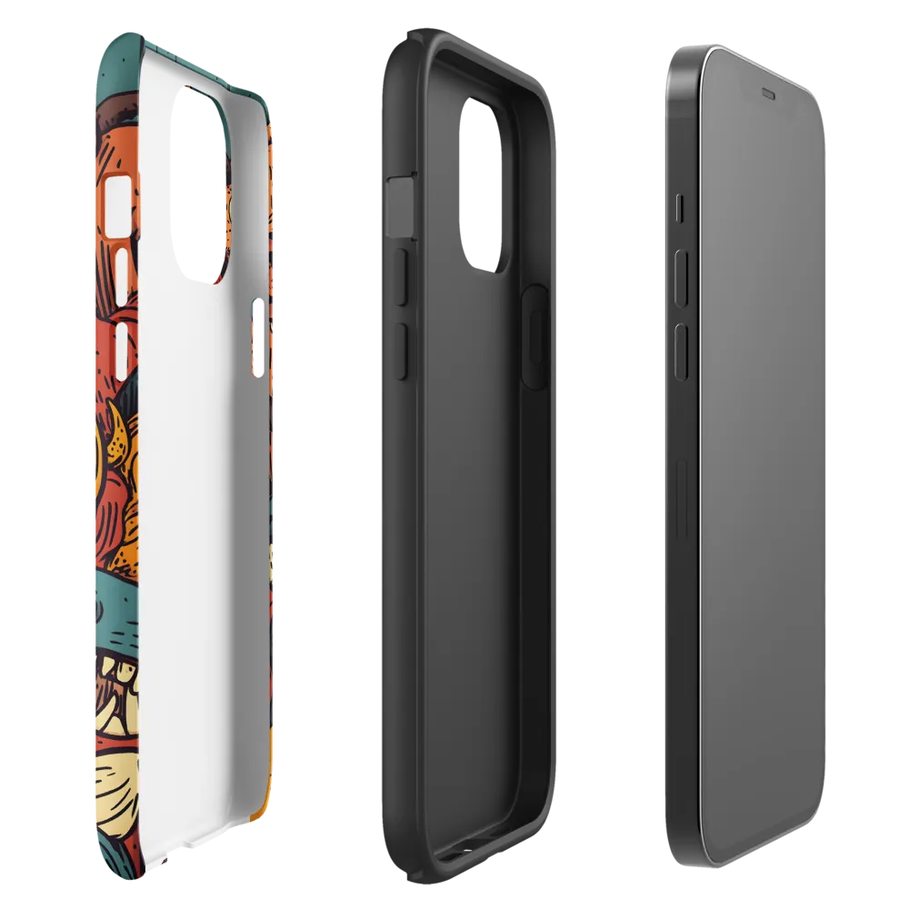 Whimsical Gathering of Creatures | Phone Case |  12 Pro Max | Tough Case | Matte