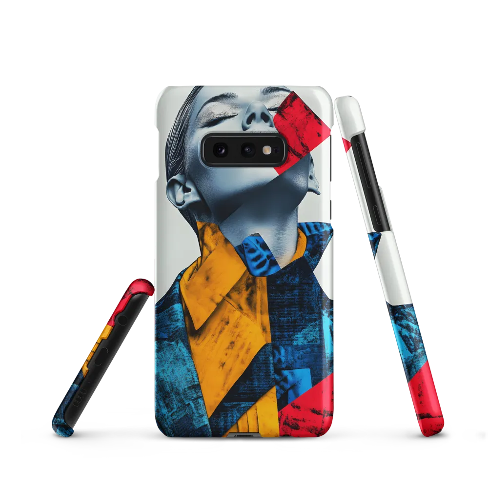Fragmented Confidence: A Surreal Fashion Portrait | Phone Case |  S10e | Snap Case | Matte