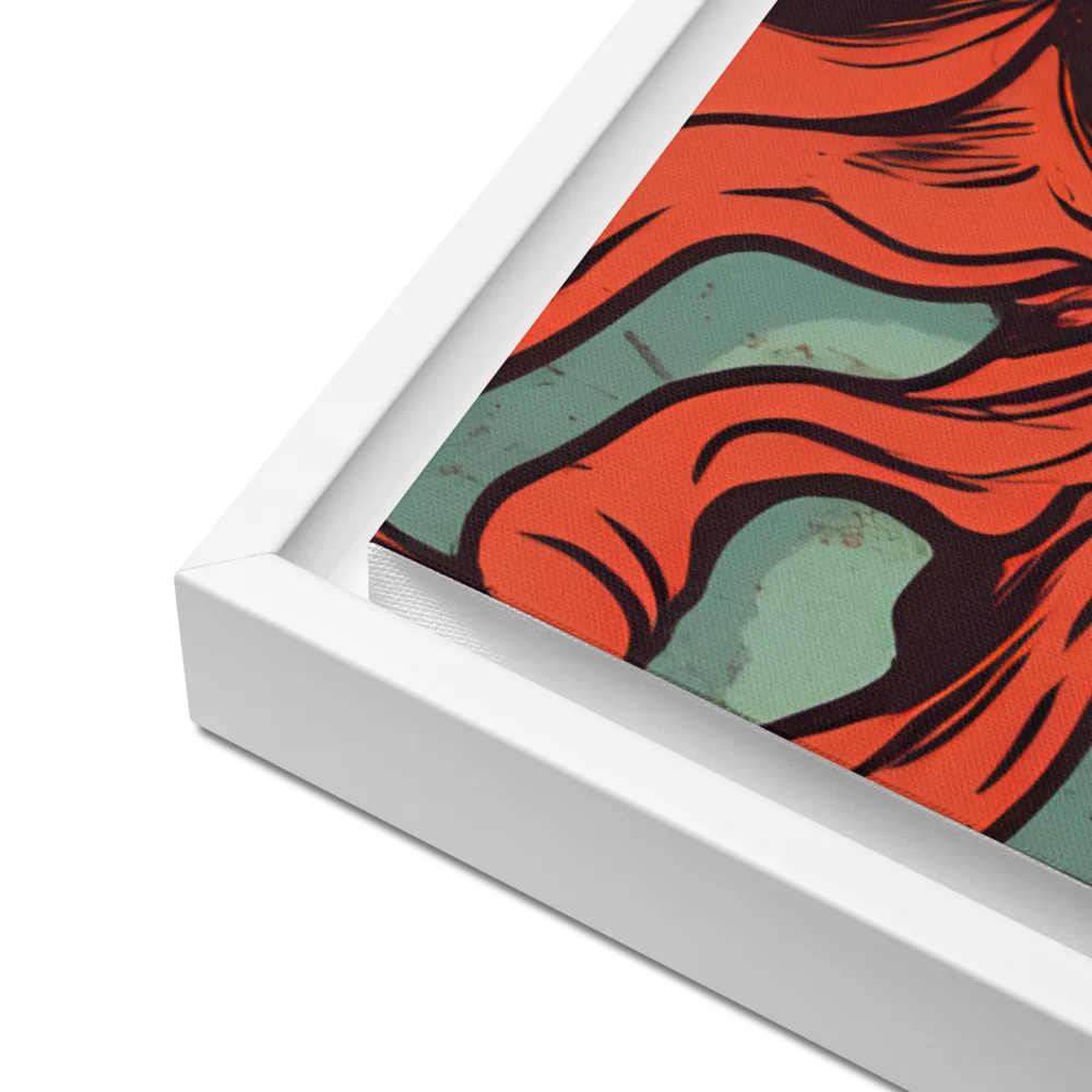 Fury Unleashed | Canvas with White Frame | 24″×36″