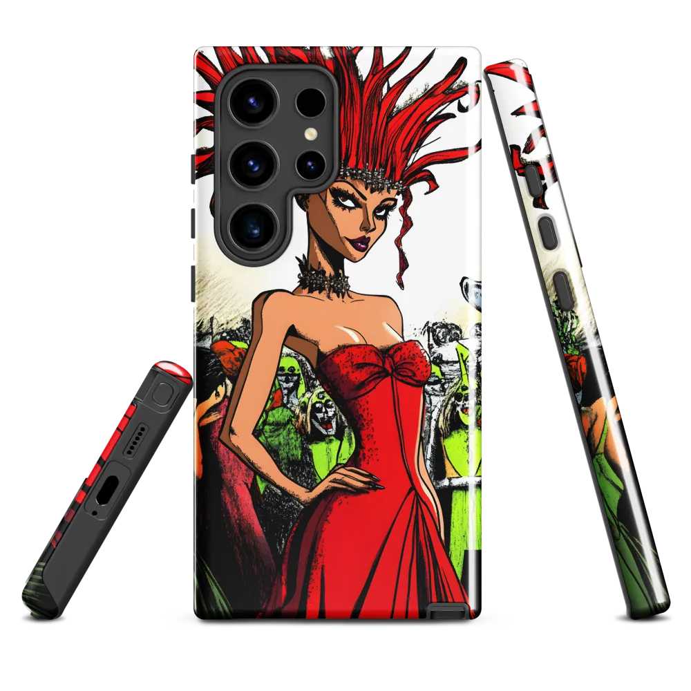 Fiery Elegance: A Fashion Statement