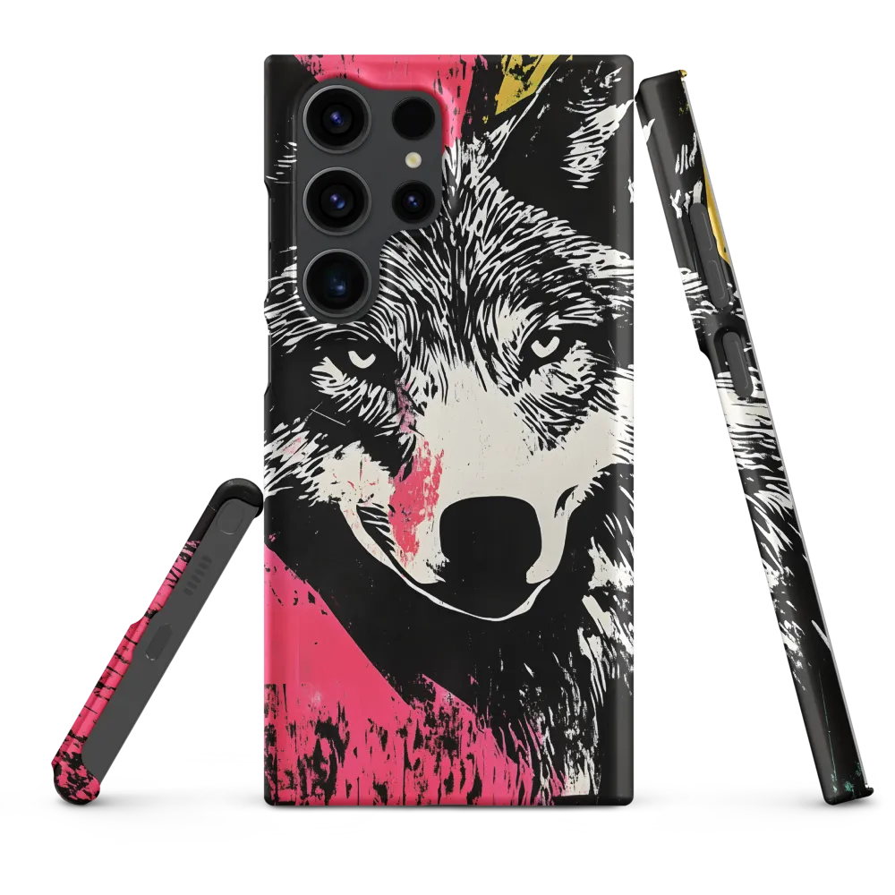 Intense Gaze of the Wolf
