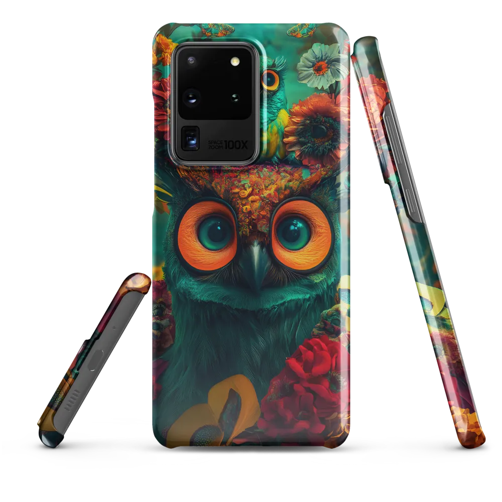 Majestic Harmony: The Floral Owl