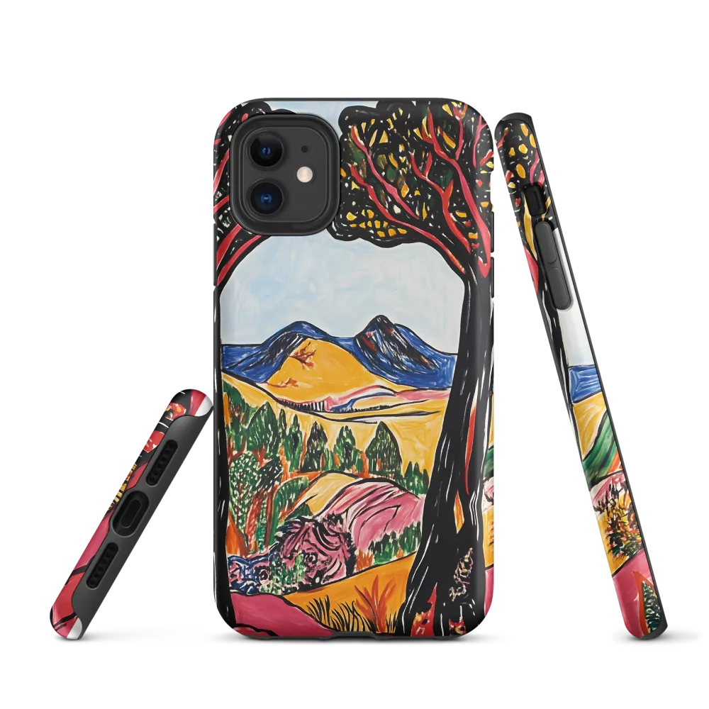 Vibrant Nature's Embrace | Phone Case |  11 | Tough Case | Matte