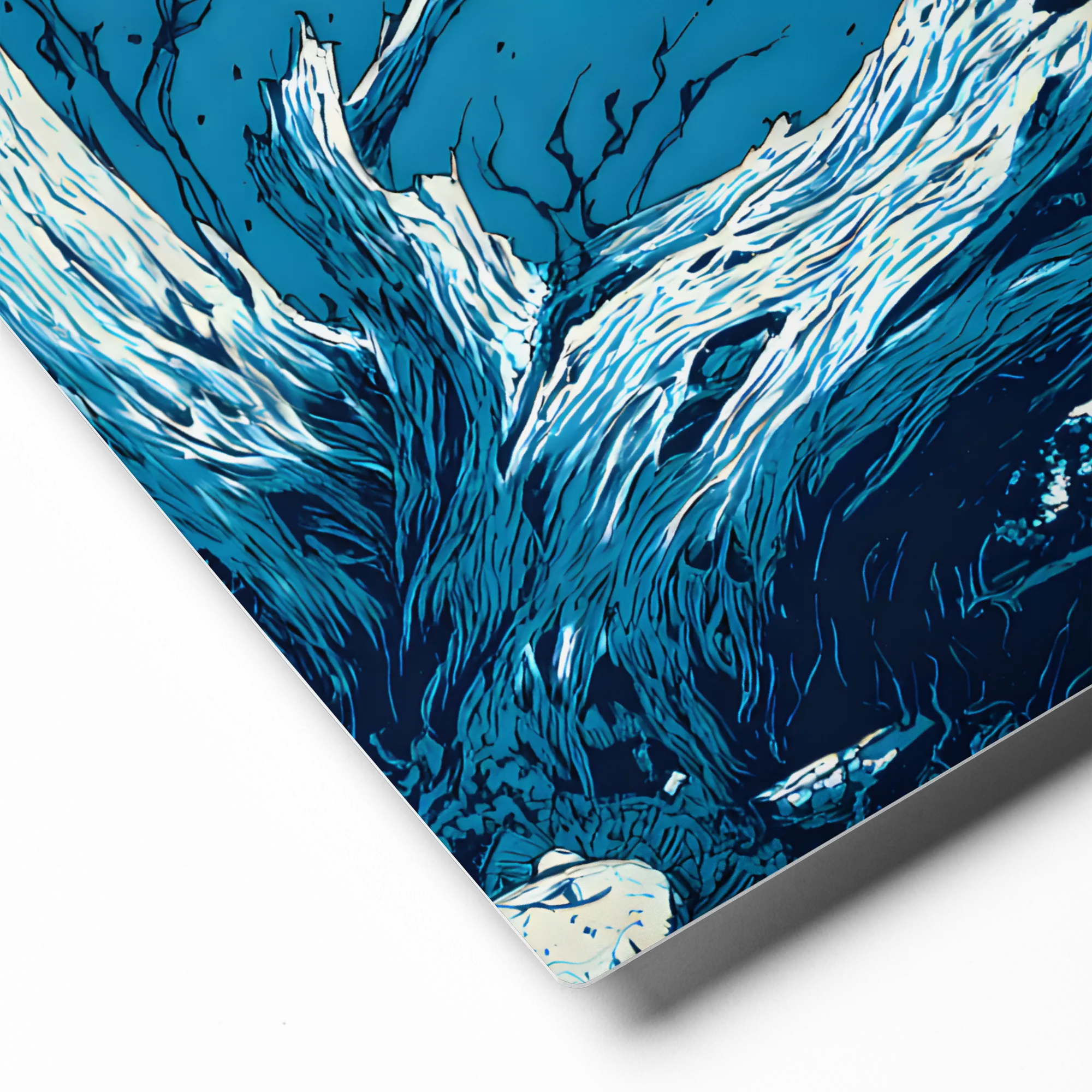 Songbird on a Bicycle 
 Metal Print | 12″x 12″