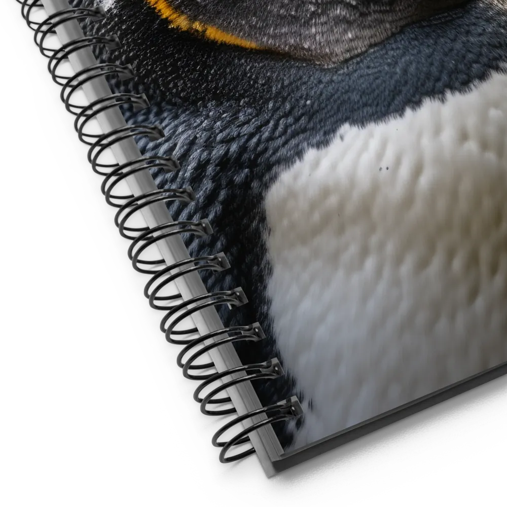 Silent Majesty: A Portrait of the Penguin | Spiral Notebook