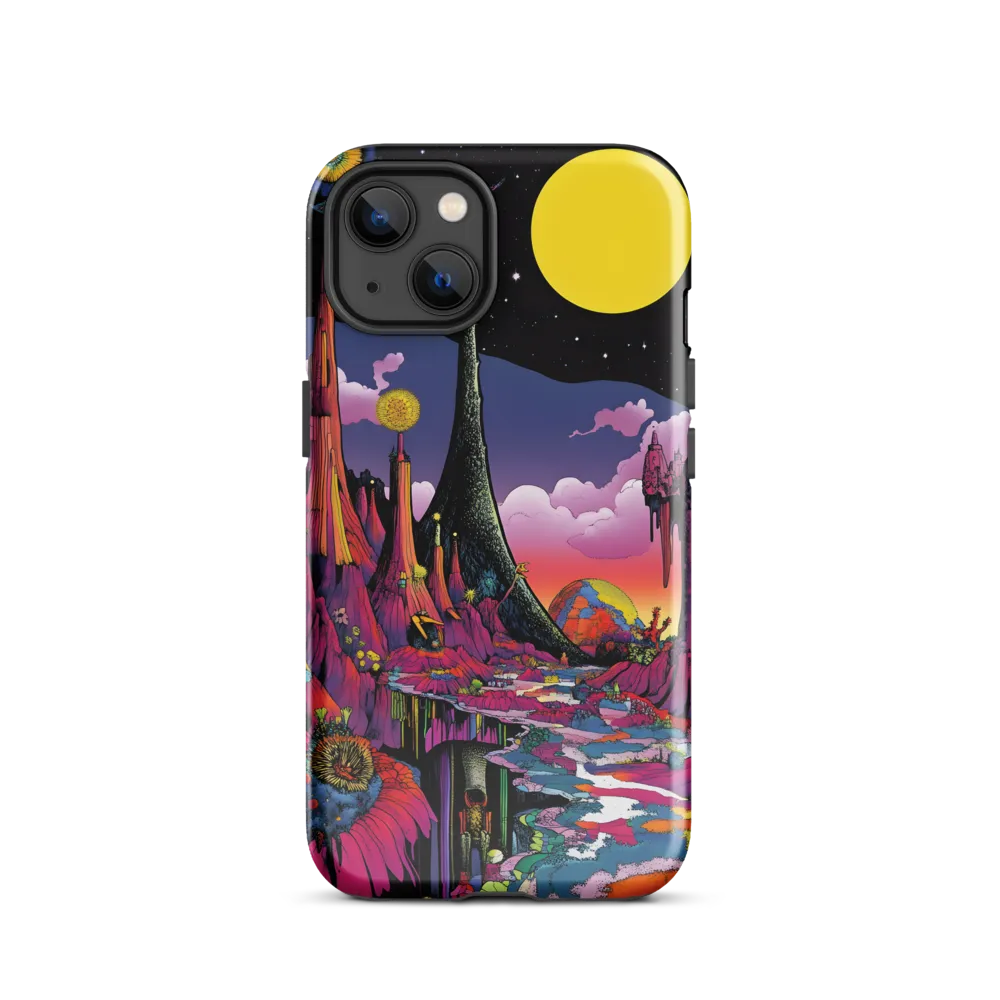 Celestial Dreams: A Journey Through an Alien Landscape | Phone Case |  13 | Tough Case | Glossy