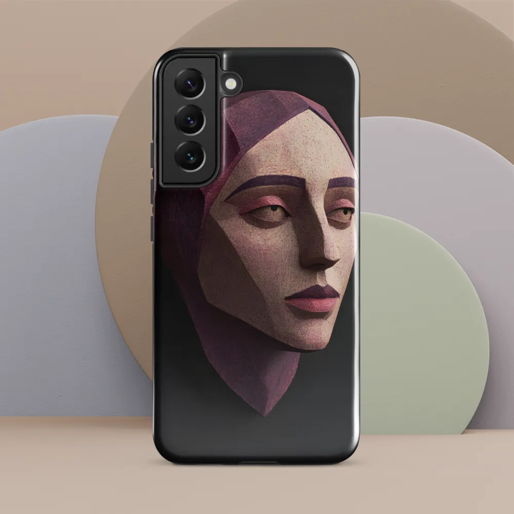 Geometric Elegance: A Contemporary Portrait