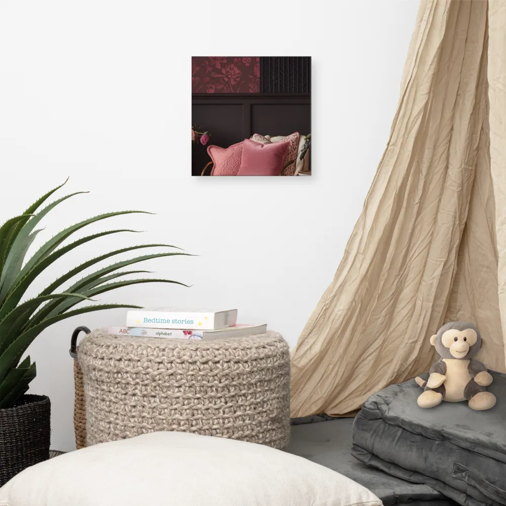 Elegance in Contrast: A Modern Interior Design | Canvas | 12″×12″