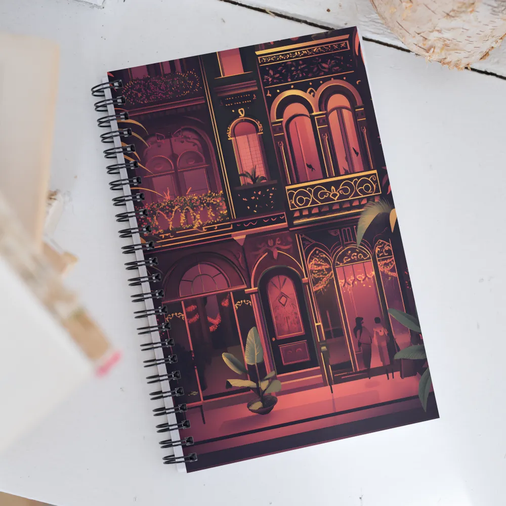 Whispers of the City | Spiral Notebook