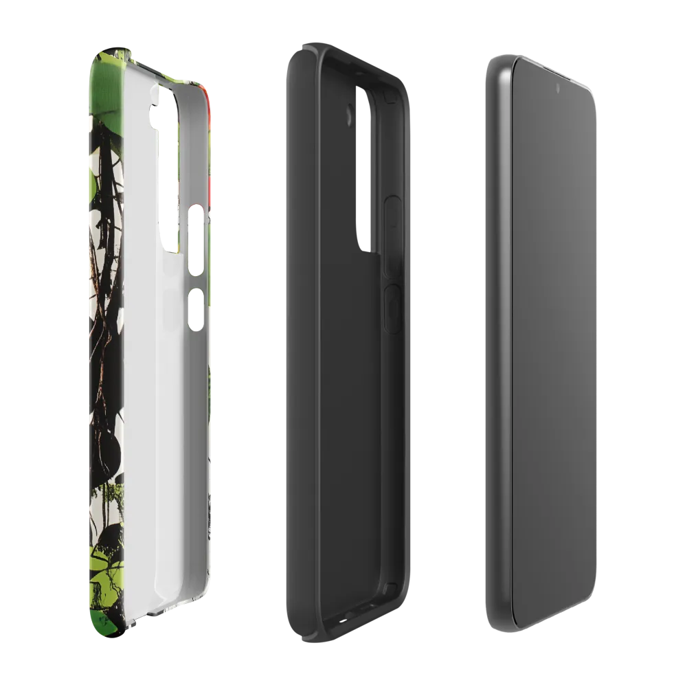 Nature's Geometry: A Contemporary Collage | Phone Case |  S22 Plus | Tough Case | Glossy