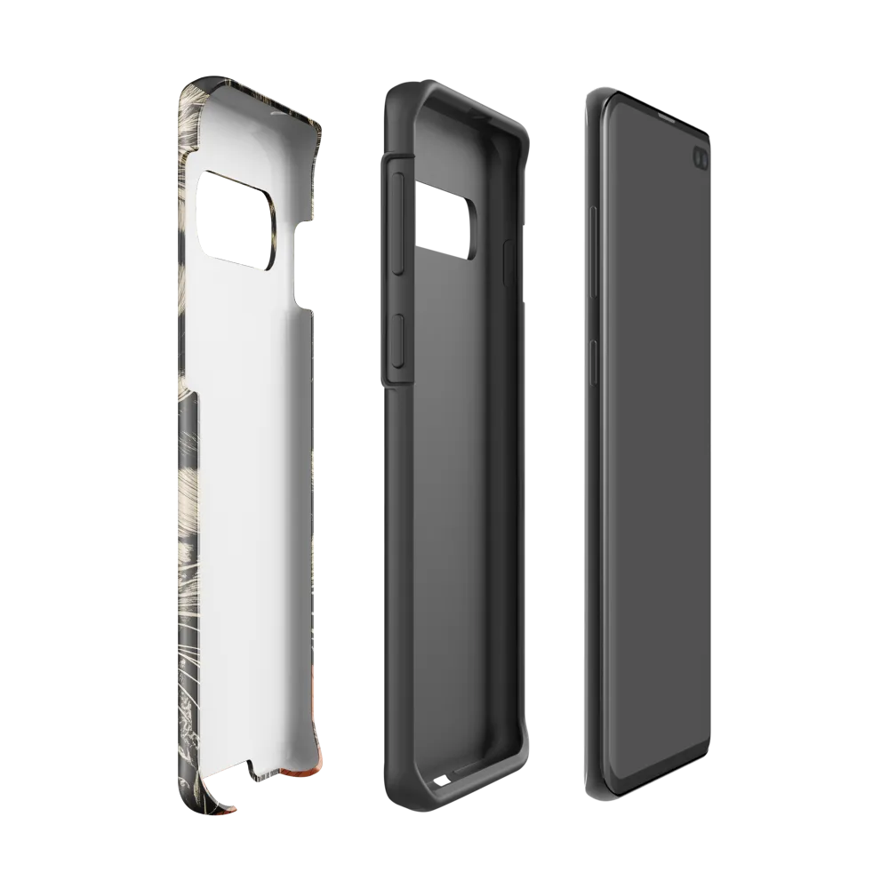 Feline Majesty: The Human-Leopard Connection | Phone Case |  S10 | Tough Case | Glossy