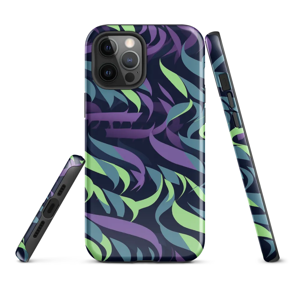 Fluid Waves of Color | Phone Case |  12 Pro Max | Tough Case | Glossy