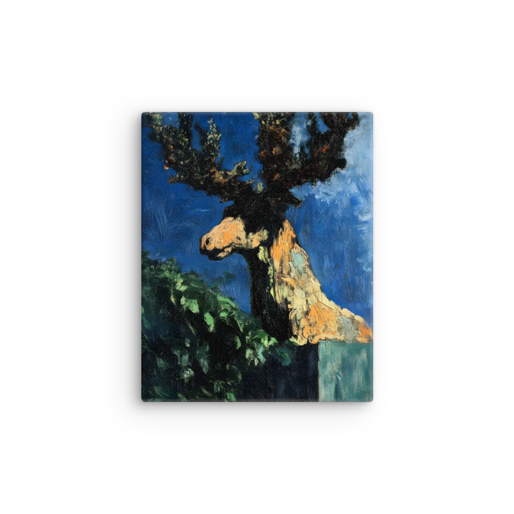 The Majestic Deer in Nature | Thin Canvas | 8″×10″