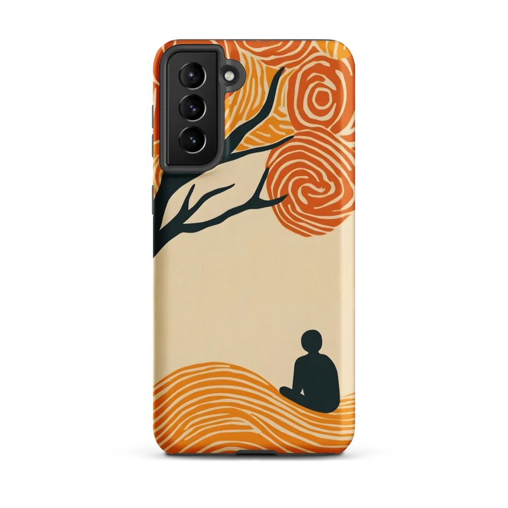 Silent Reflections under Swirling Leaves
