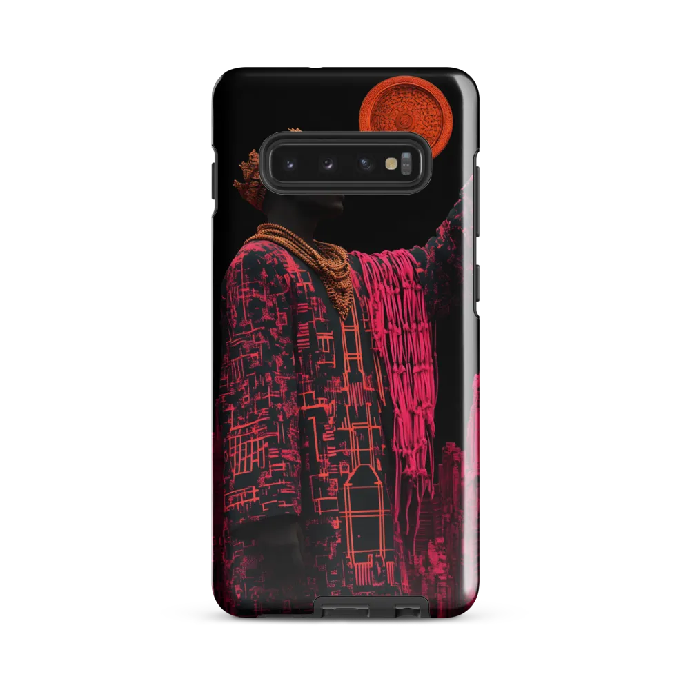 Regal Mystique: A Fusion of Tradition and Urbanity | Phone Case |  S10 Plus | Tough Case | Glossy