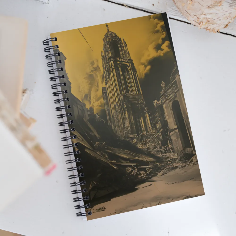 Echoes of a Forgotten Grandeur | Spiral Notebook