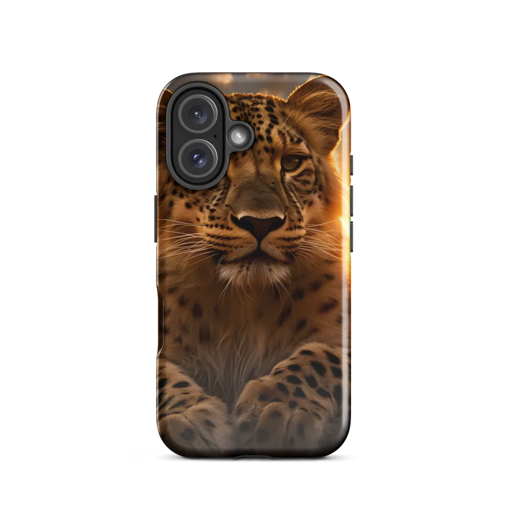 Regal Presence: The Leopard at Sunset