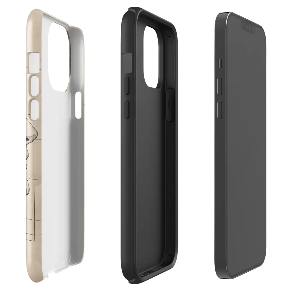 Geometric Reverie | Phone Case |  13 Pro Max | Tough Case | Glossy