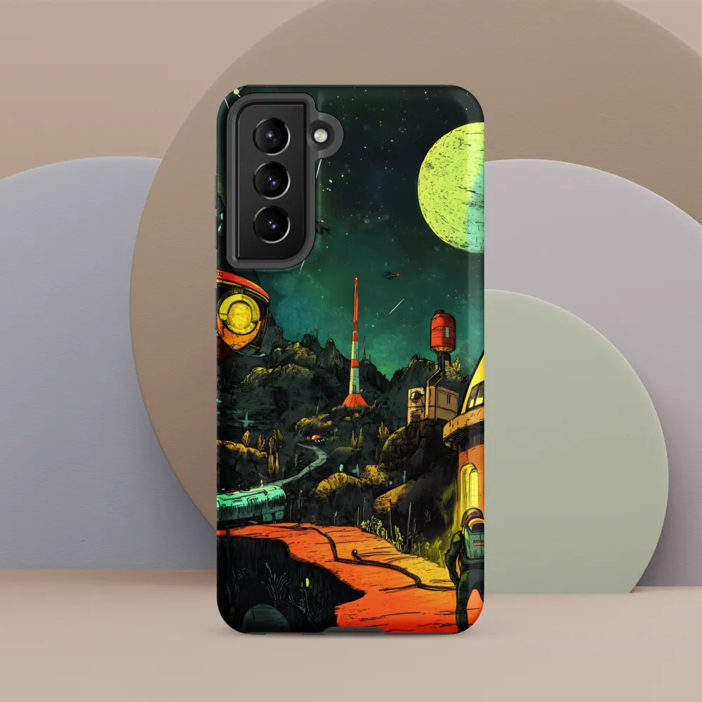 Cosmic Exploration: The Silent Journey | Phone Case |  S21 | Tough Case | Matte