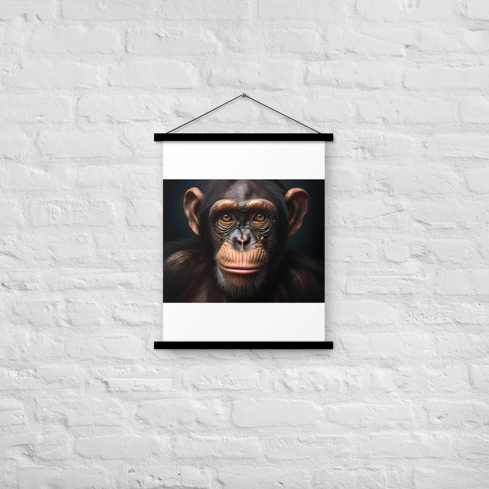 Whispers of Curiosity | Poster With Black Wood Hanger | 18″×24″