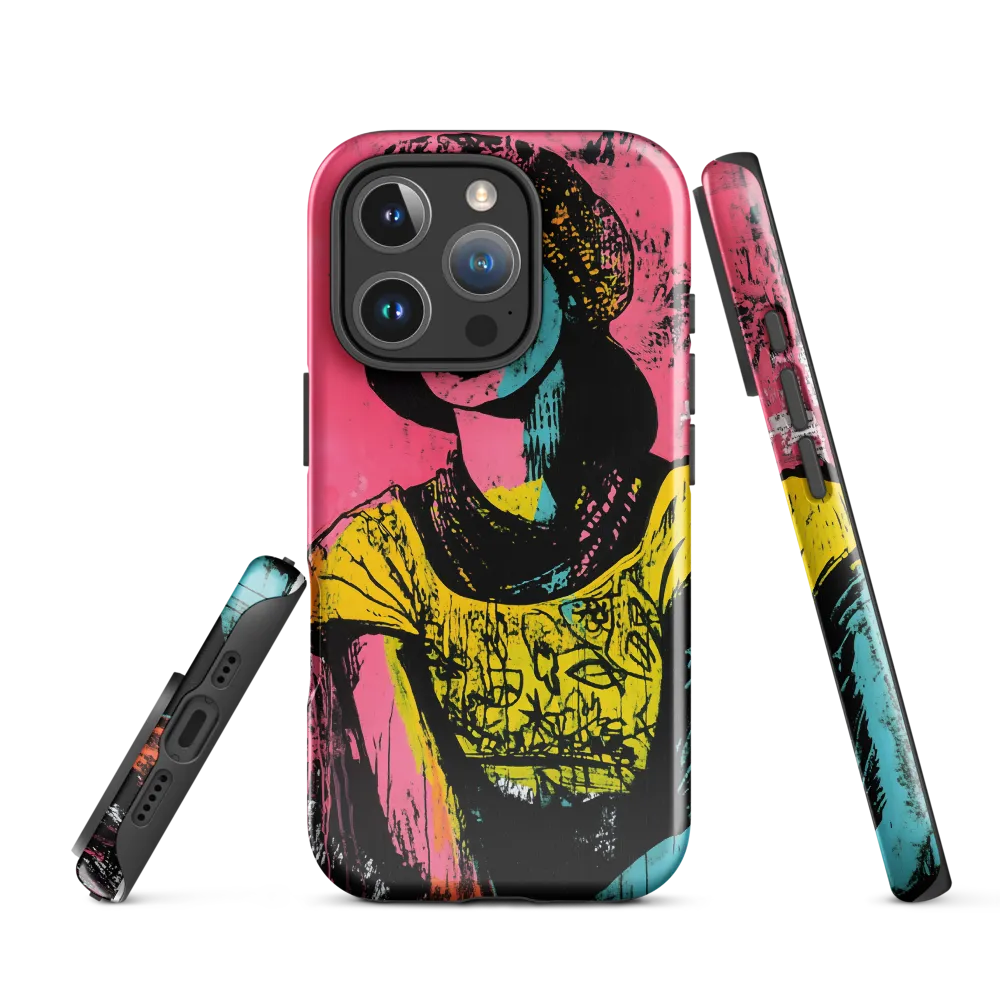 Urban Elegance: A Graffiti Portrait