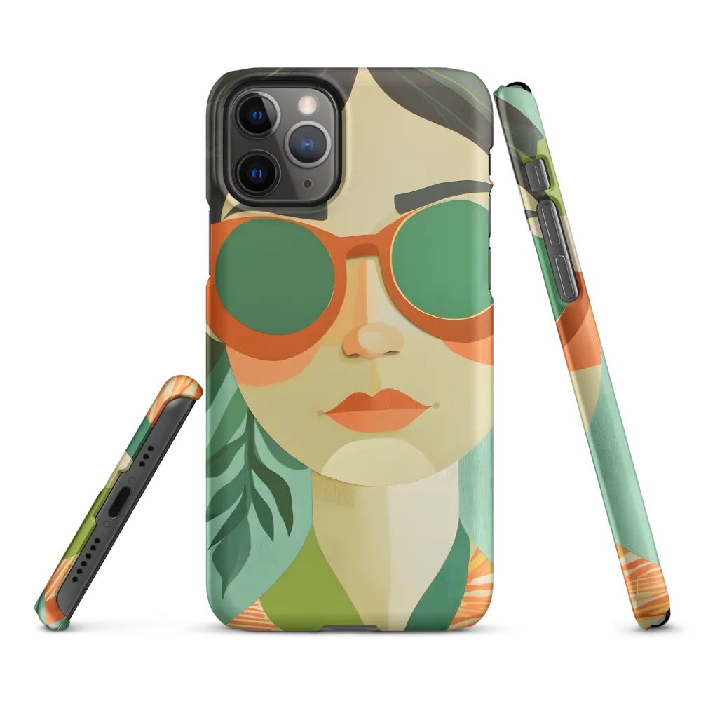 Bold Serenity: A Modern Portrait | Phone Case |  11 Pro | Snap Case | Matte