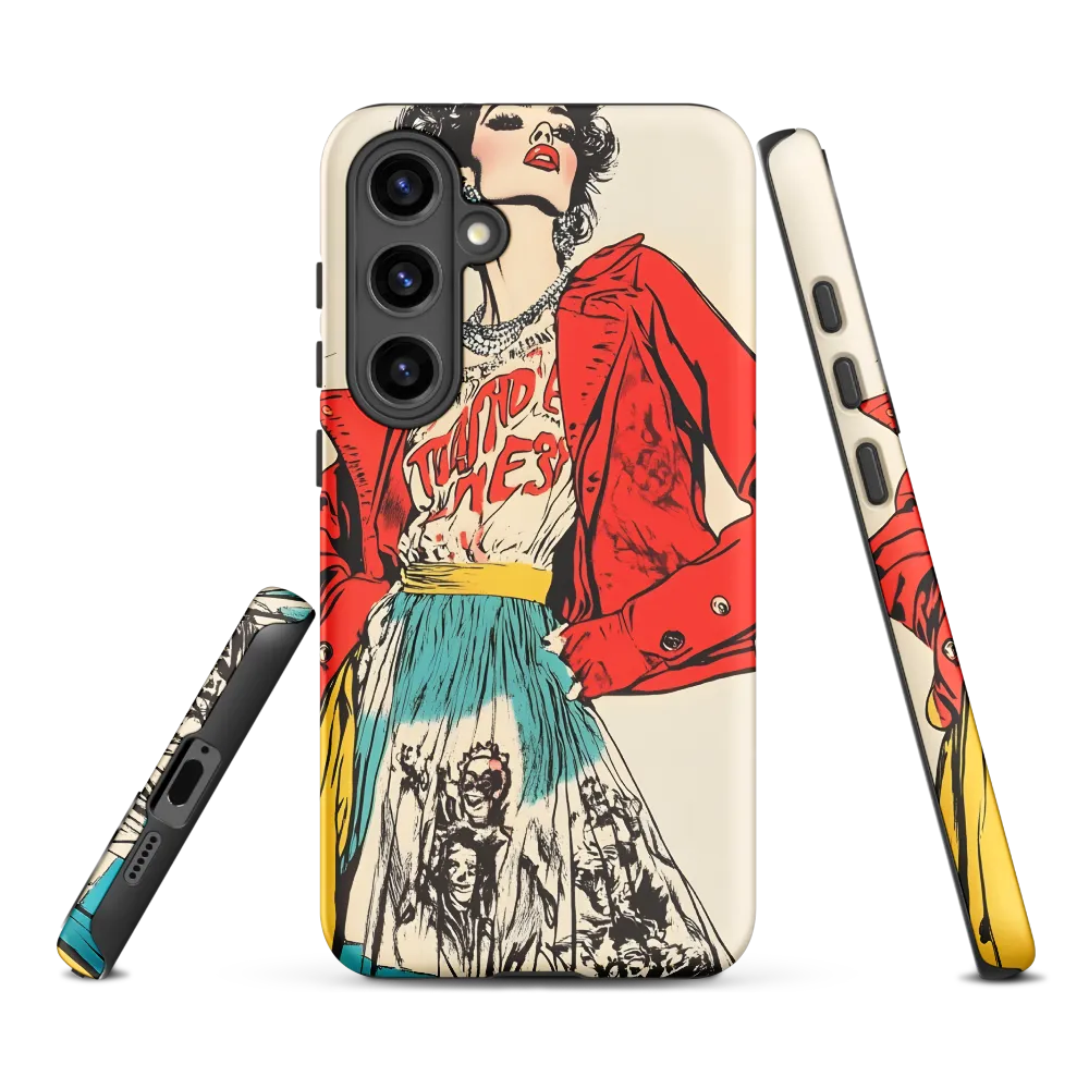 Vibrant Elegance: A Pop Art Fashion Statement