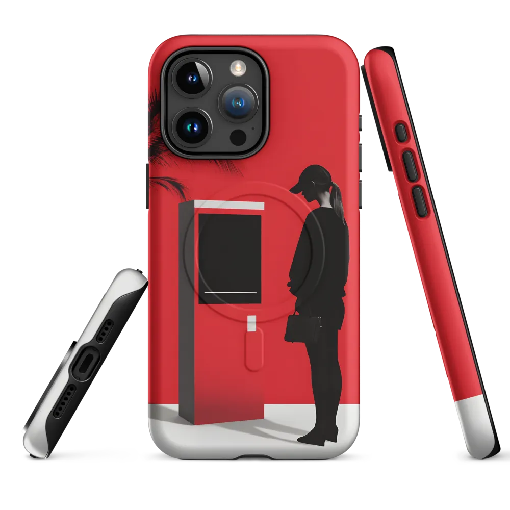 Contemplation in Red | Phone Case |  15 Pro Max | MagSafe® Tough Case | Matte