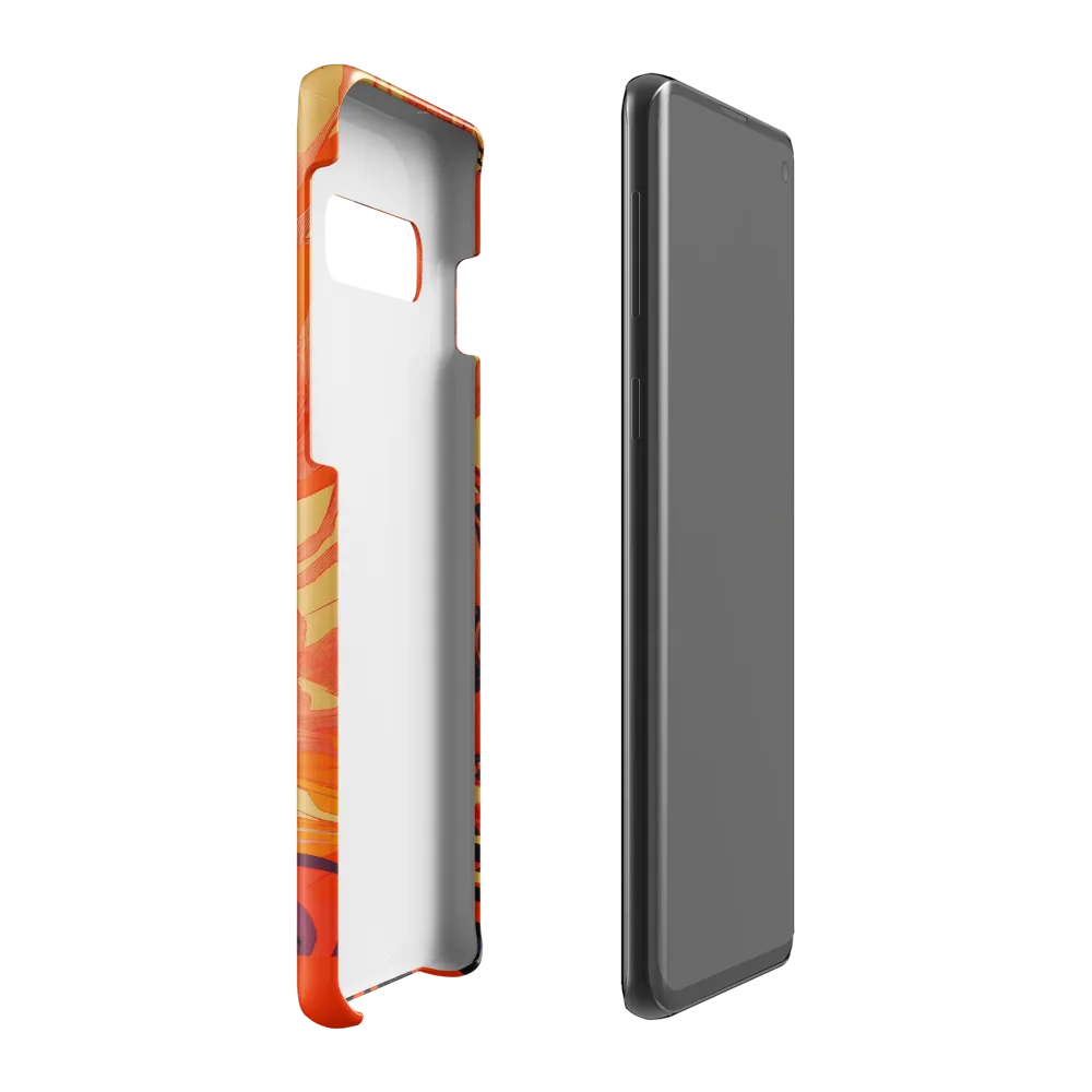 Into the Flames of Motion | Phone Case |  S10 Plus | Snap Case | Glossy