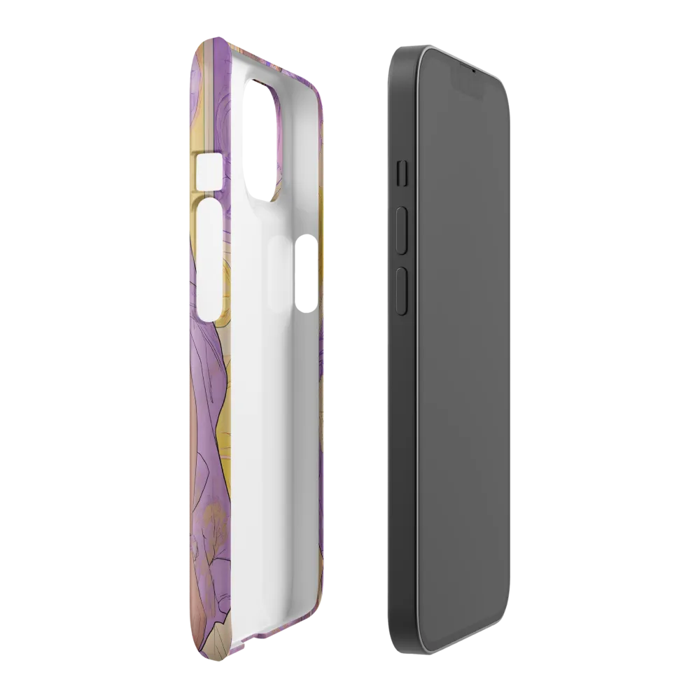 Elegance in Floral Harmony | Phone Case |  14 | Snap Case | Glossy