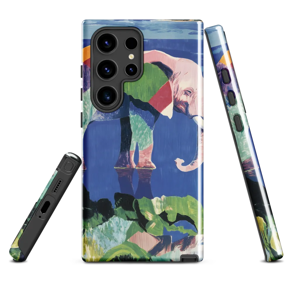 Serenity in Color: The Elephants of Reflection