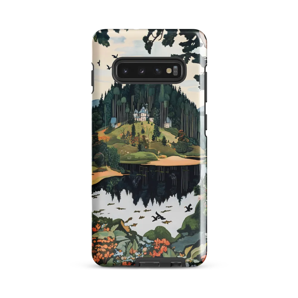 Tranquil Reflections: A Serene Landscape | Phone Case |  S10 Plus | Tough Case | Glossy