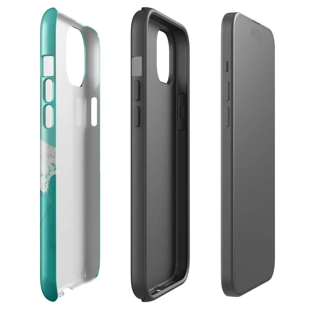 Serenity in Turquoise | Phone Case |  15 Plus | Tough Case | Glossy