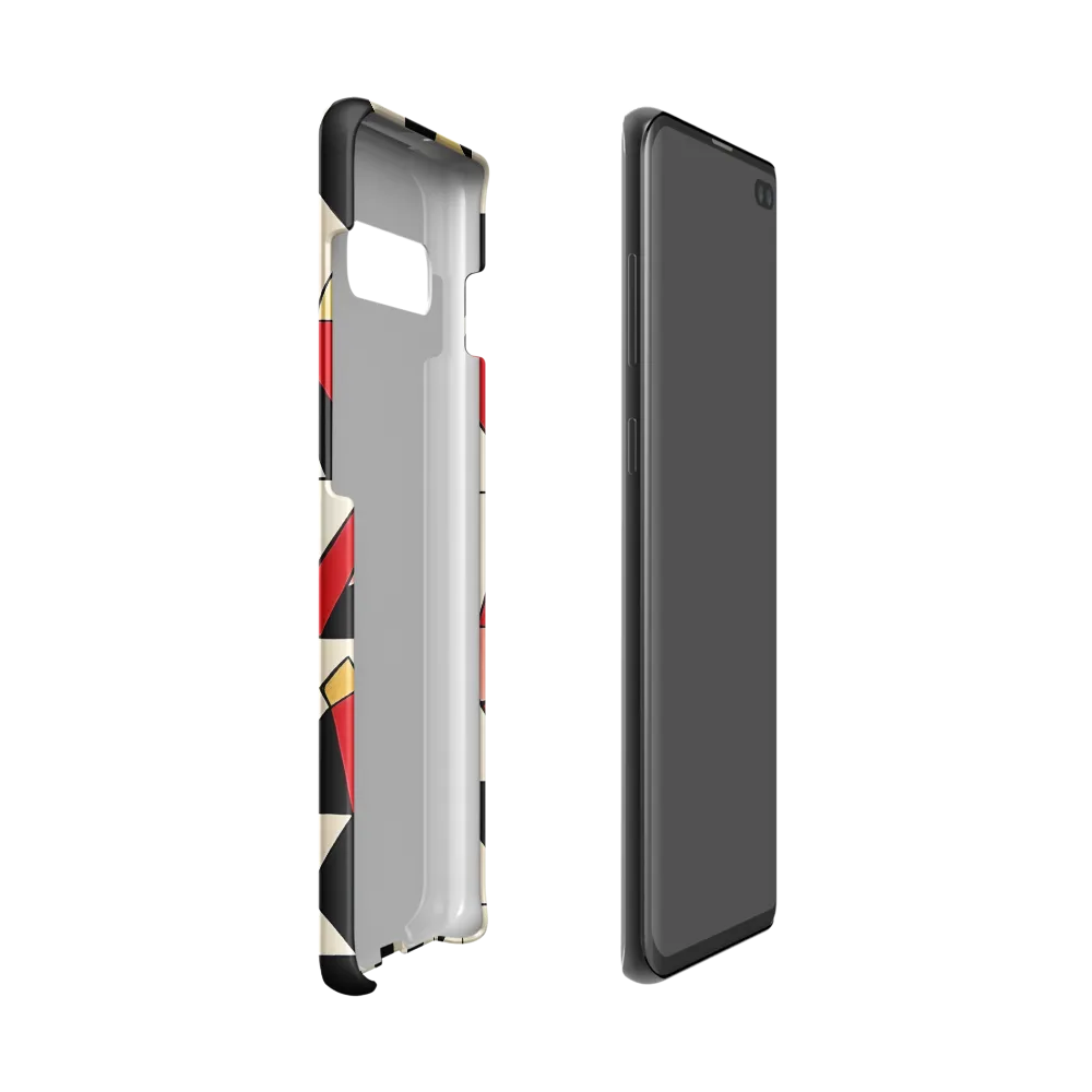 Dynamic Geometric Harmony | Phone Case |  S10 | Snap Case | Matte