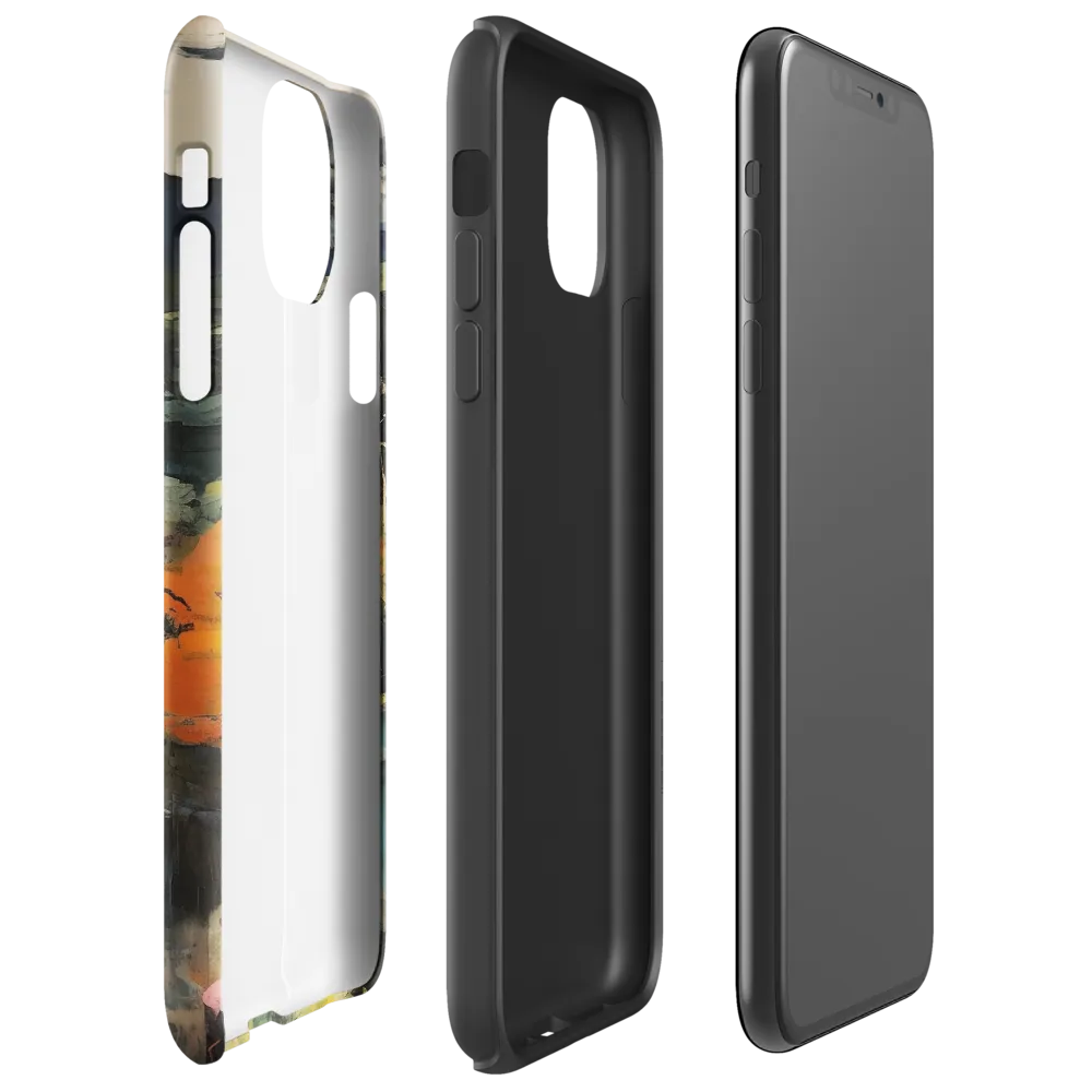 Harmony of Nature: An Abstract Journey | Phone Case |  11 Pro Max | Tough Case | Glossy