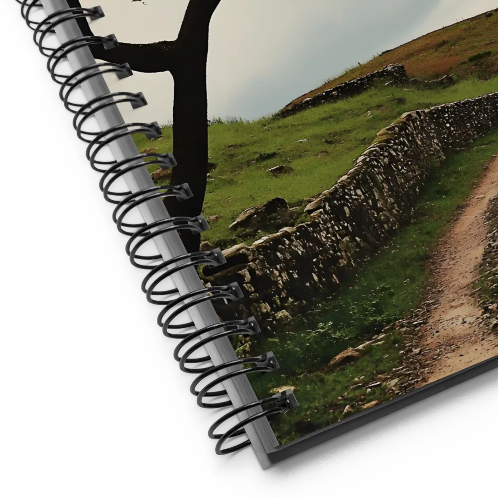 Serenity Along the Winding Path | Spiral Notebook