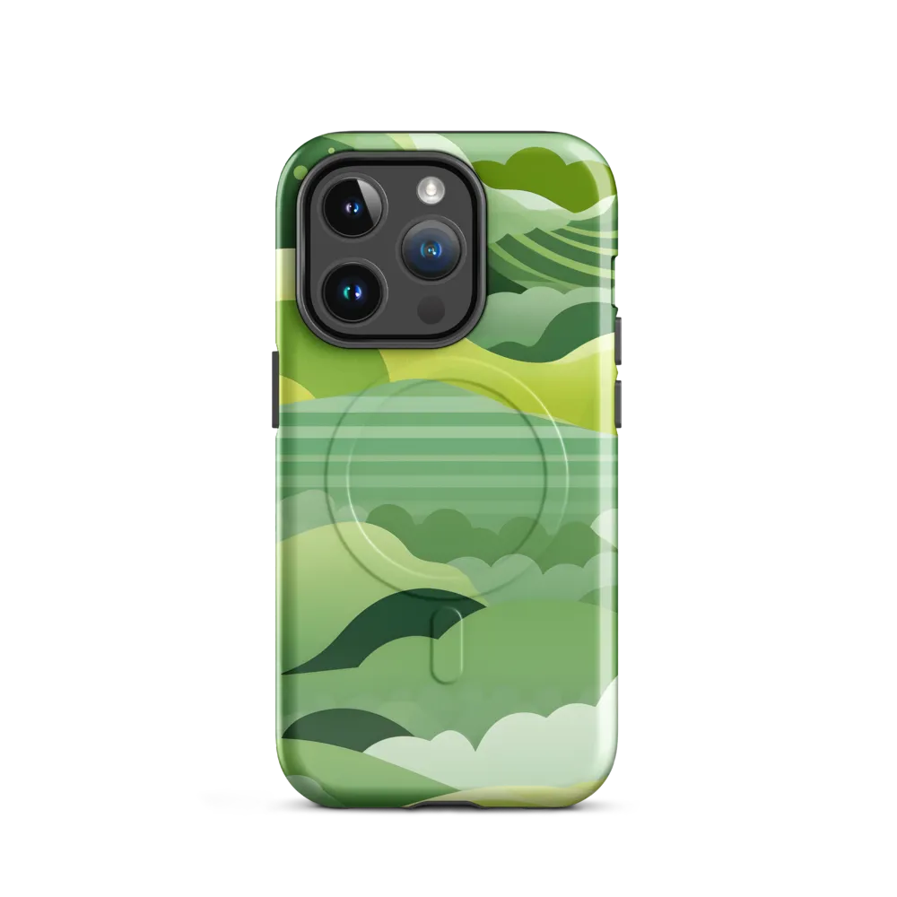 Tranquility in Green Waves