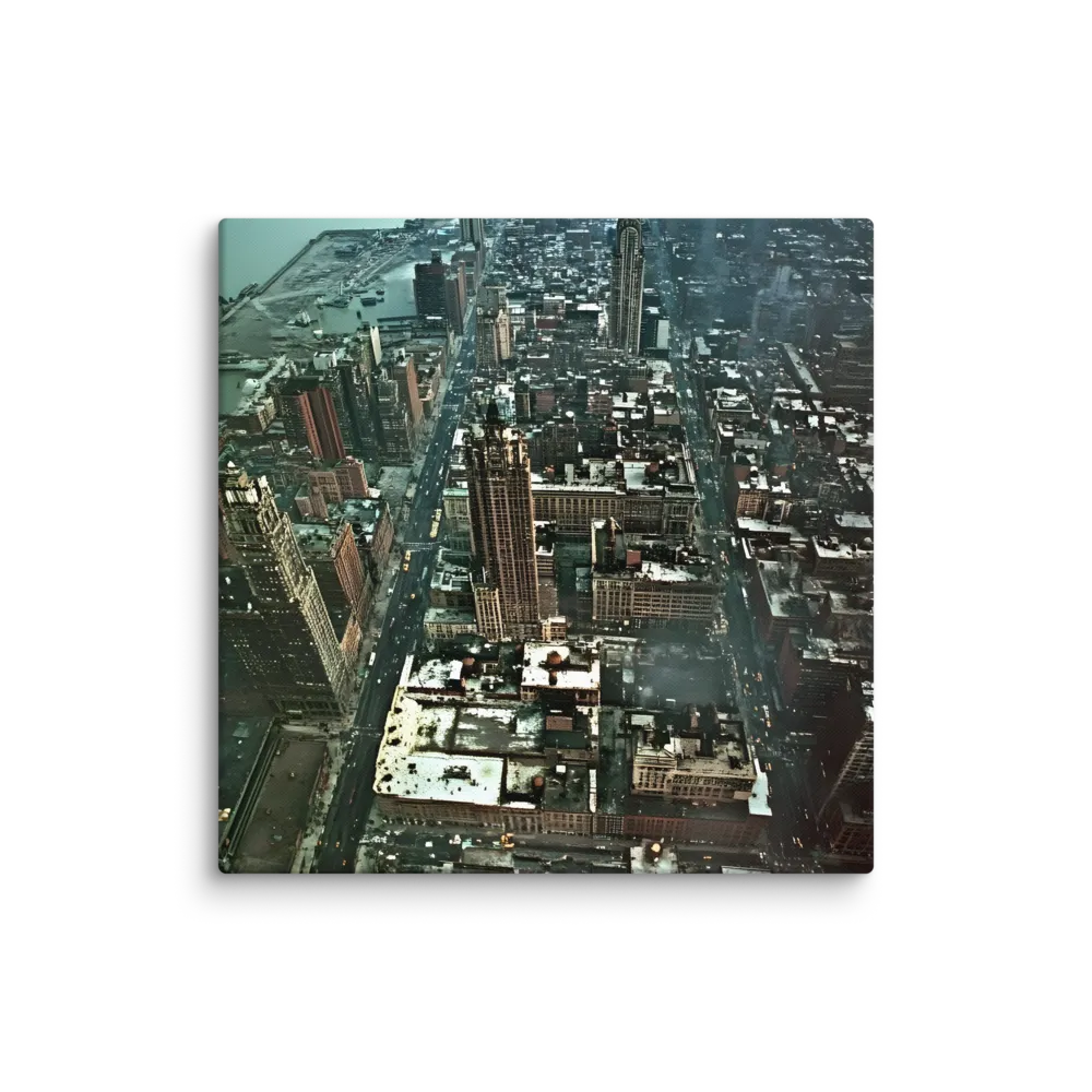 Aerial Symphony of Urban Life | Canvas | 26″×26″
