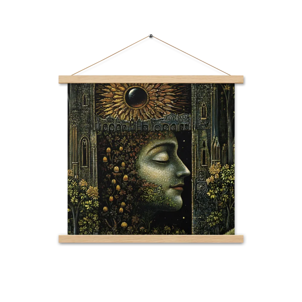 Nature’s Embrace: The Infinite Connection | Poster With Oak Wood Hanger | 18″×18″