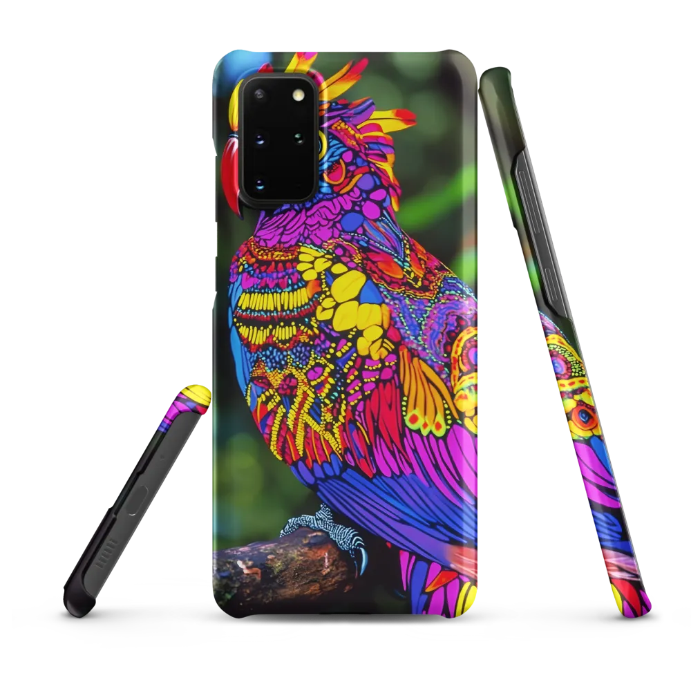 Vibrant Psychedelic Parrot