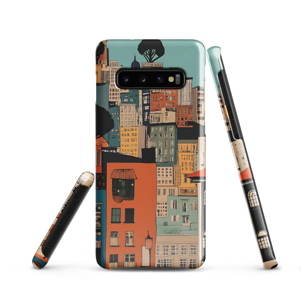 Urban Fusion: A Colorful Cityscape