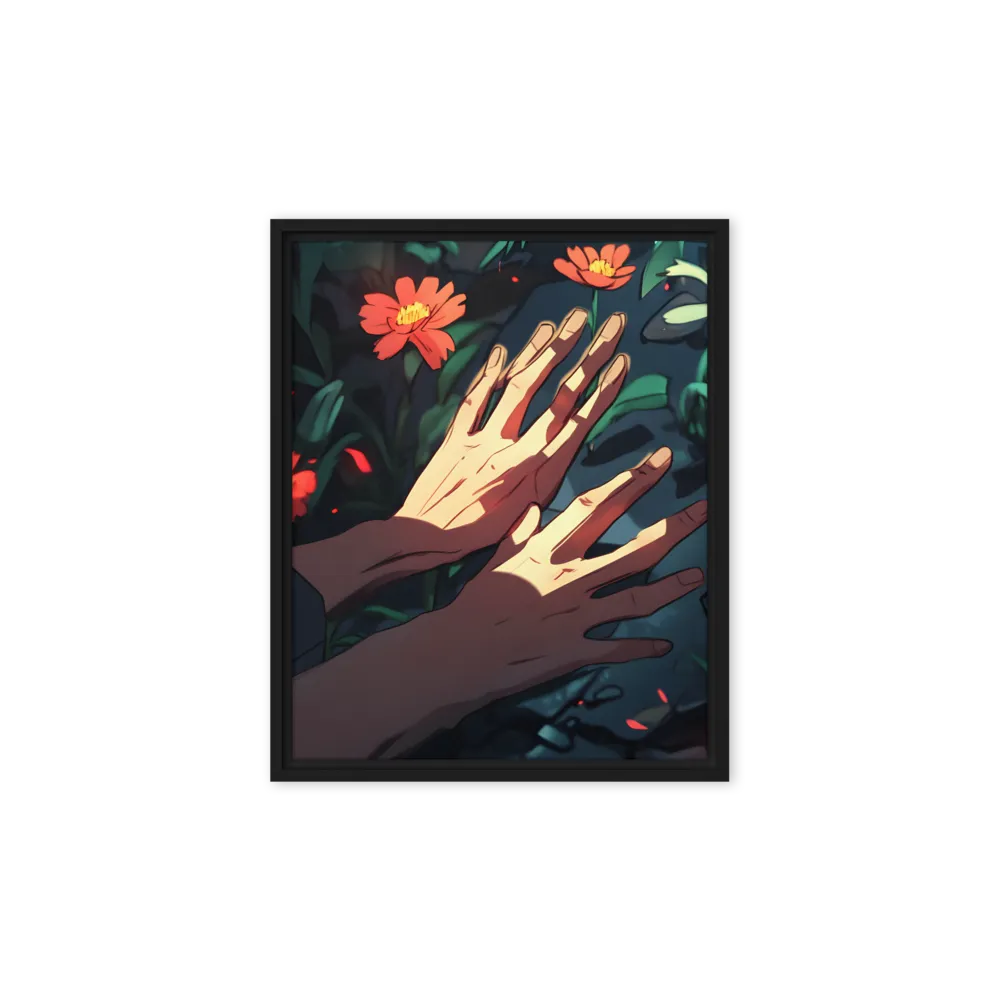 Whispers of Nature | Canvas with Black Frame | 8″×10″