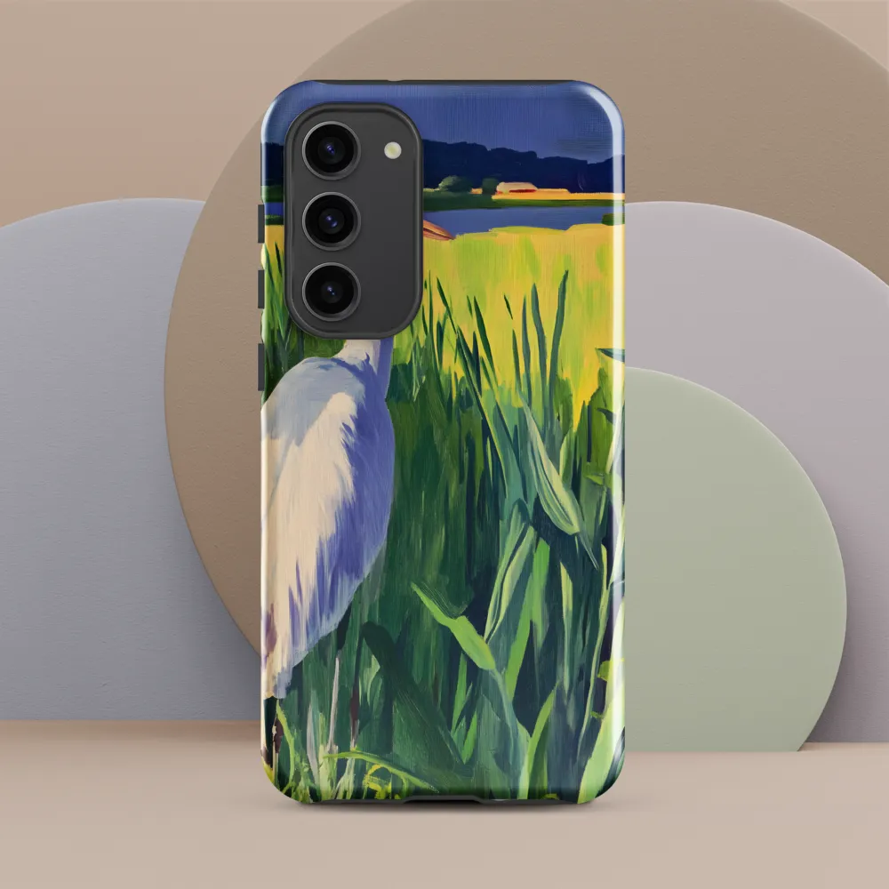 Graceful Presence: The Heron in the Meadow