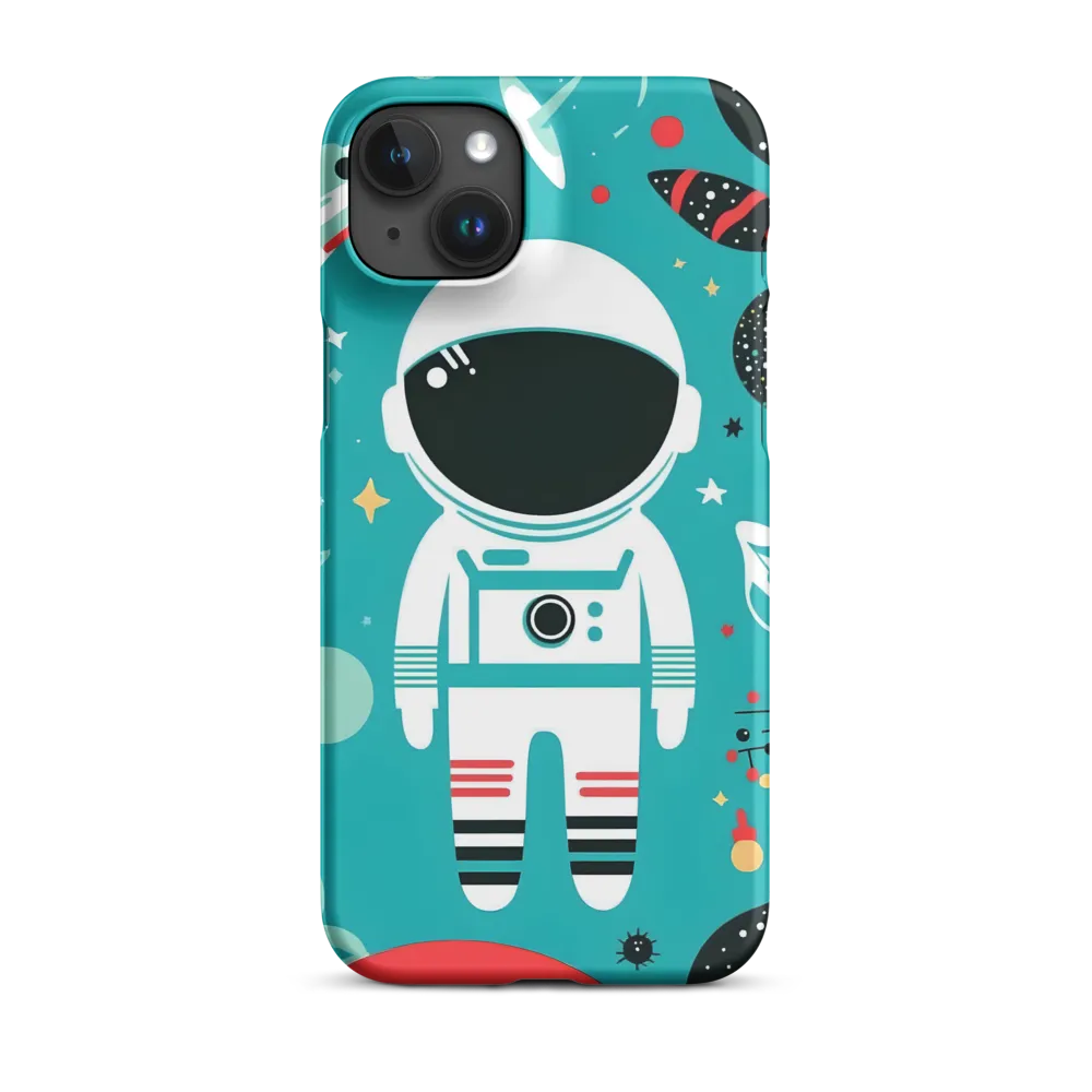 Whimsical Astronaut in Cosmic Wonderland